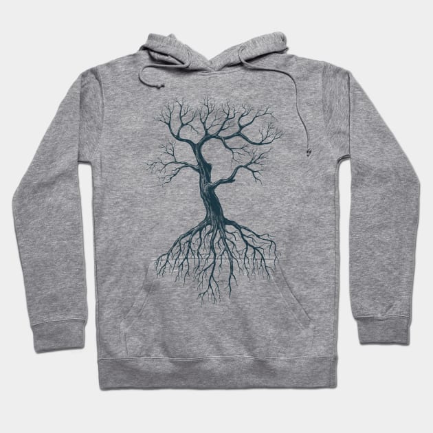 Tree without leaves Hoodie by katerinamk